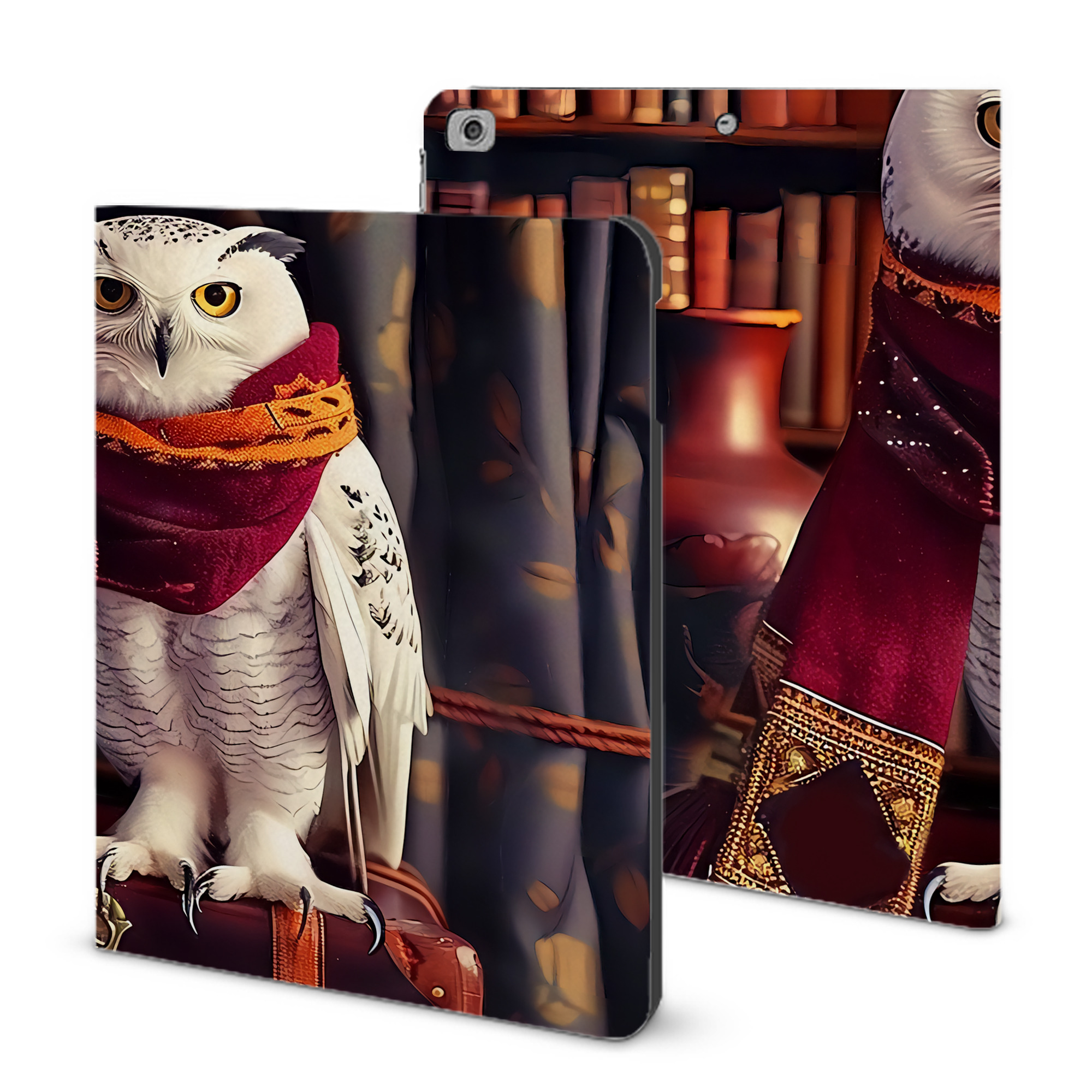 （画像用） Harry Potter ハリー・ポッターシリーズ IPad ケース ブック型 PUレザー TPU 耐衝撃 軽量 薄型 ペン収納なし 全面保護 IPad 各モデル対応